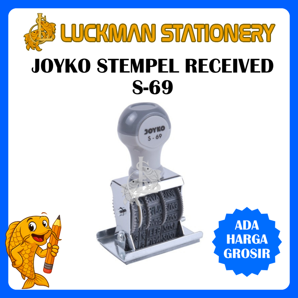 JOYKO STEMPEL DATE RECEIVED S-68/CAP STEMPEL TANGGAL RECEIVED/CAP STEMPEL DITERIMA [LUCKMAN STATIONE