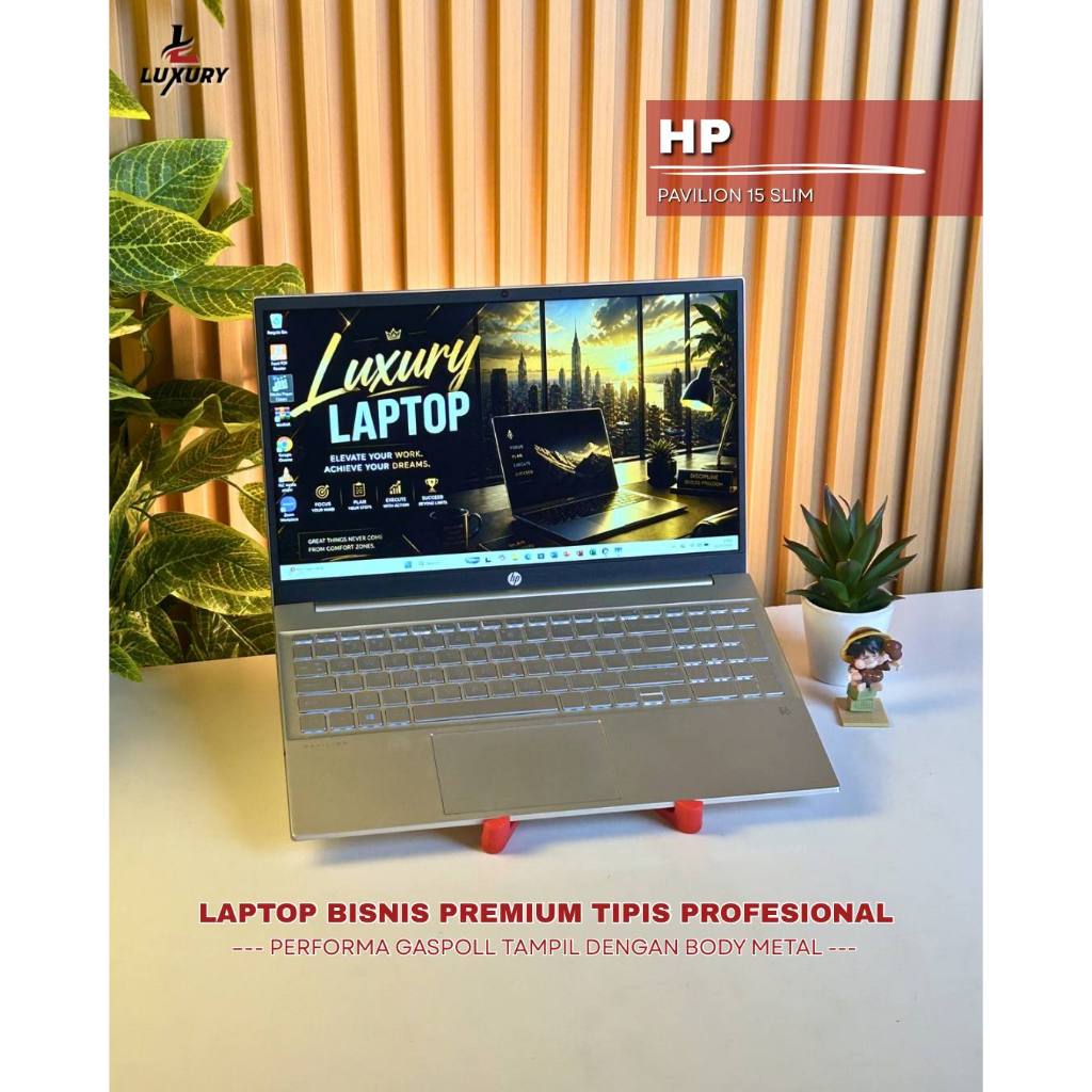 LAPTOP HP PAVILION 15 SLIM RYZEN 7 SSD 512GB RAM 16GB BACKLIGHT TOUCHSCREE SECOND