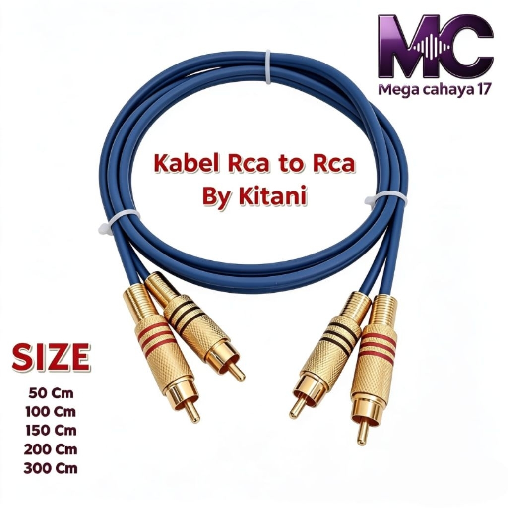 Kabel Jack Rca To Rca Kabel Audio Power Amplifier Mixer
