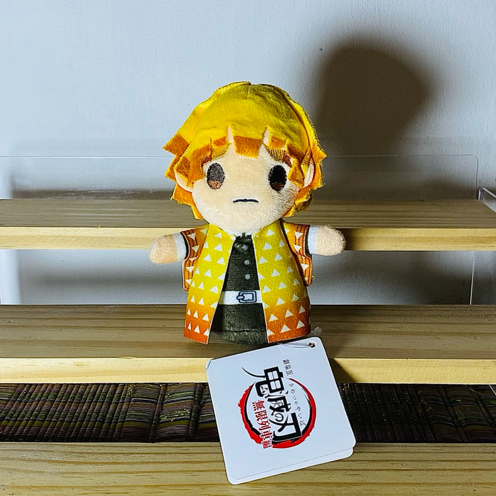 Demon Slayer Kimetsu No Yaiba Pottetto Plush Zenitsu Agatsuma Official Boneka Anime Zenitsu Cowo Luc