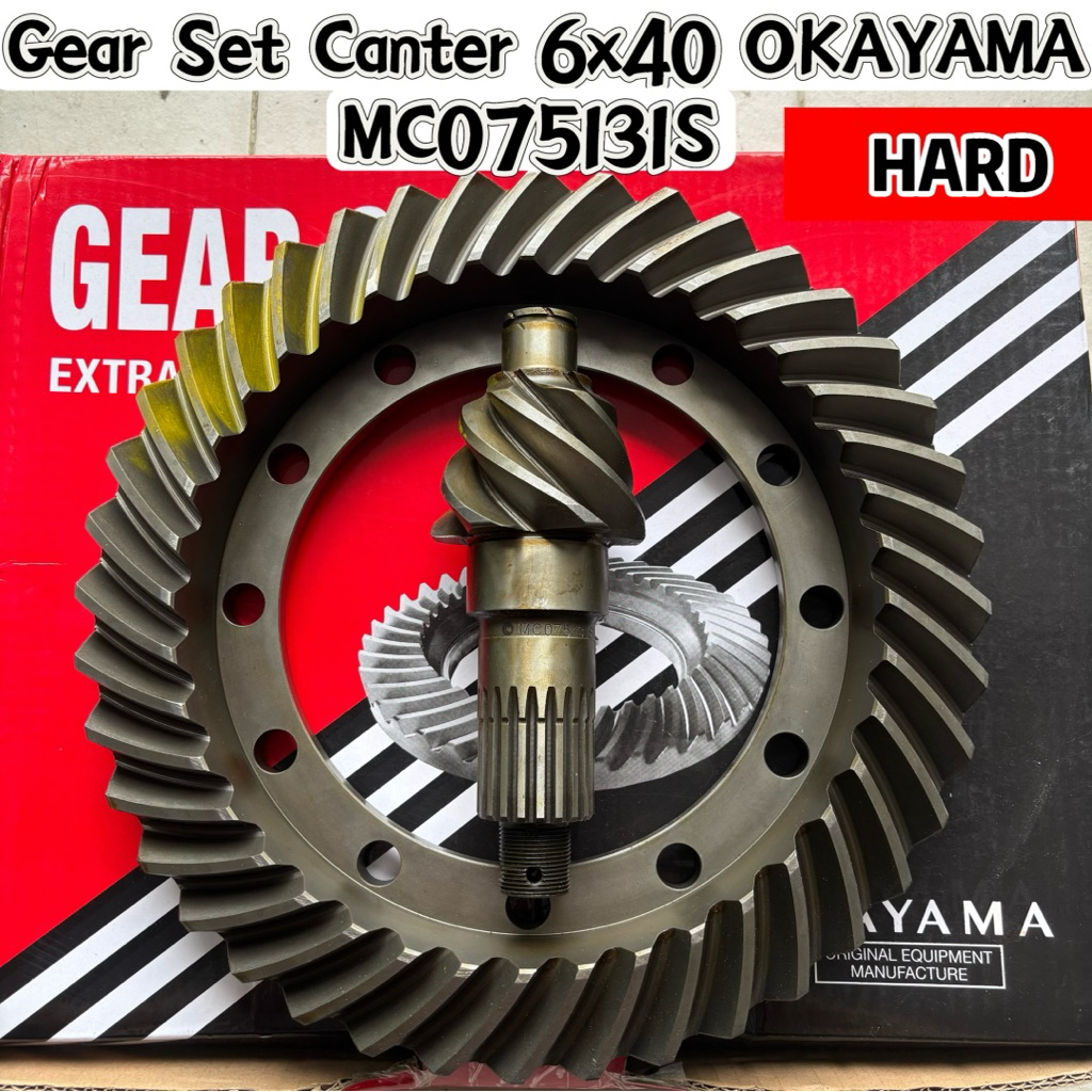 Gear Set Canter Ps125 6x40 Okayama Hard Gir Set Canter Okayama 6x40 Gearset 6x40 Okayama Hard Jantun