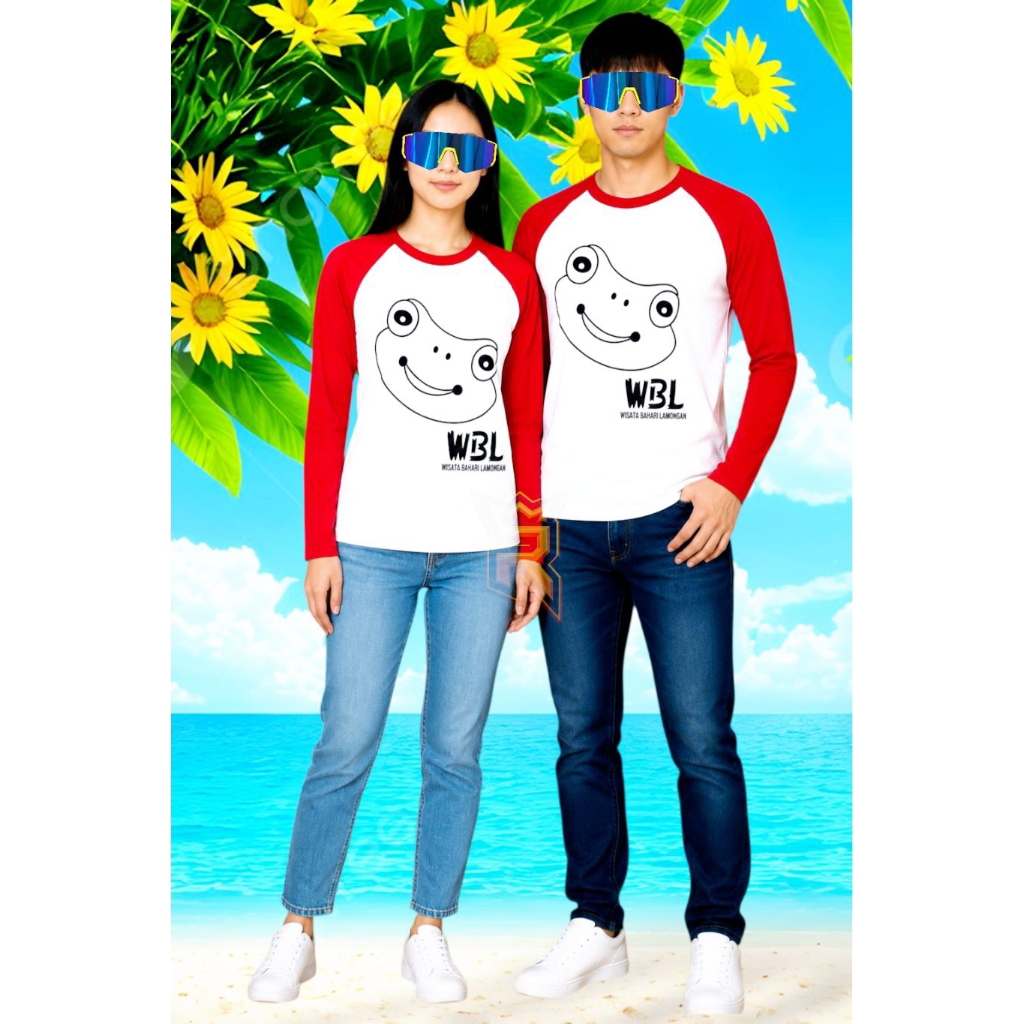 Kaos Wisata WBL Lamongan Kodok Bludru Panjang – T-Shirt Wisata Bahari Cotton / Combed 30s Oversize /
