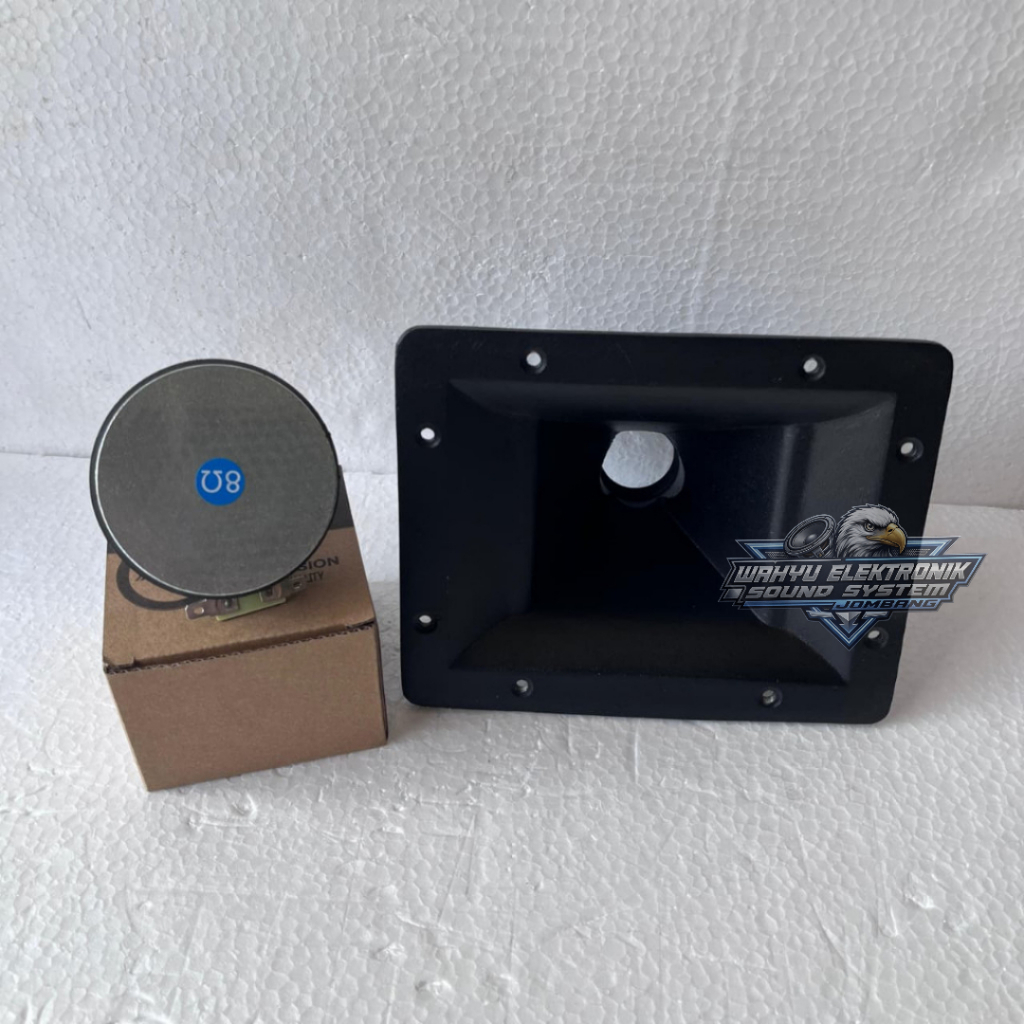 Paket Corong Horn Twiter 15x19 Plastik + Driver Tweeter LAD LD 2543 Original