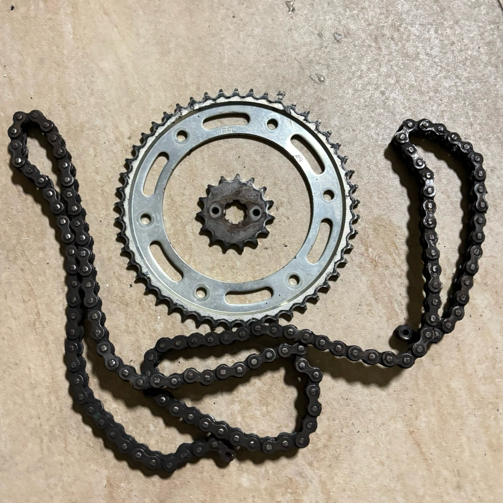 gear set CRF 150 l second copotan original ger set