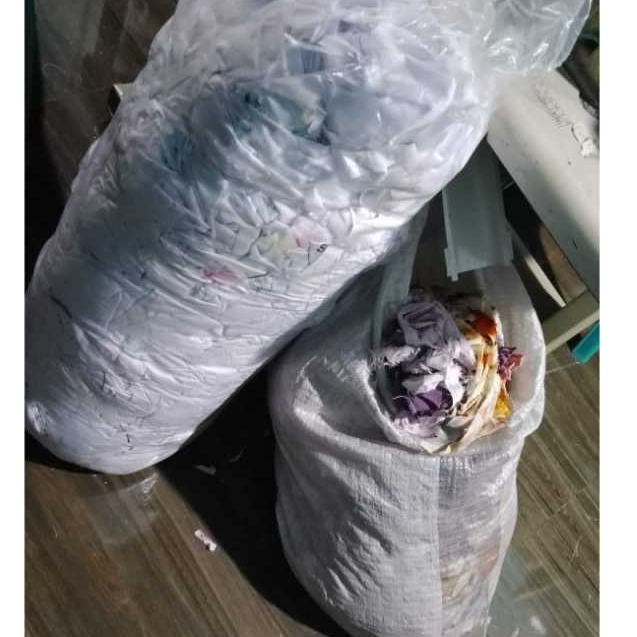 kain perca sisa produksi | isian samsak | kain perca kgan | perca rayon | perca kaos
