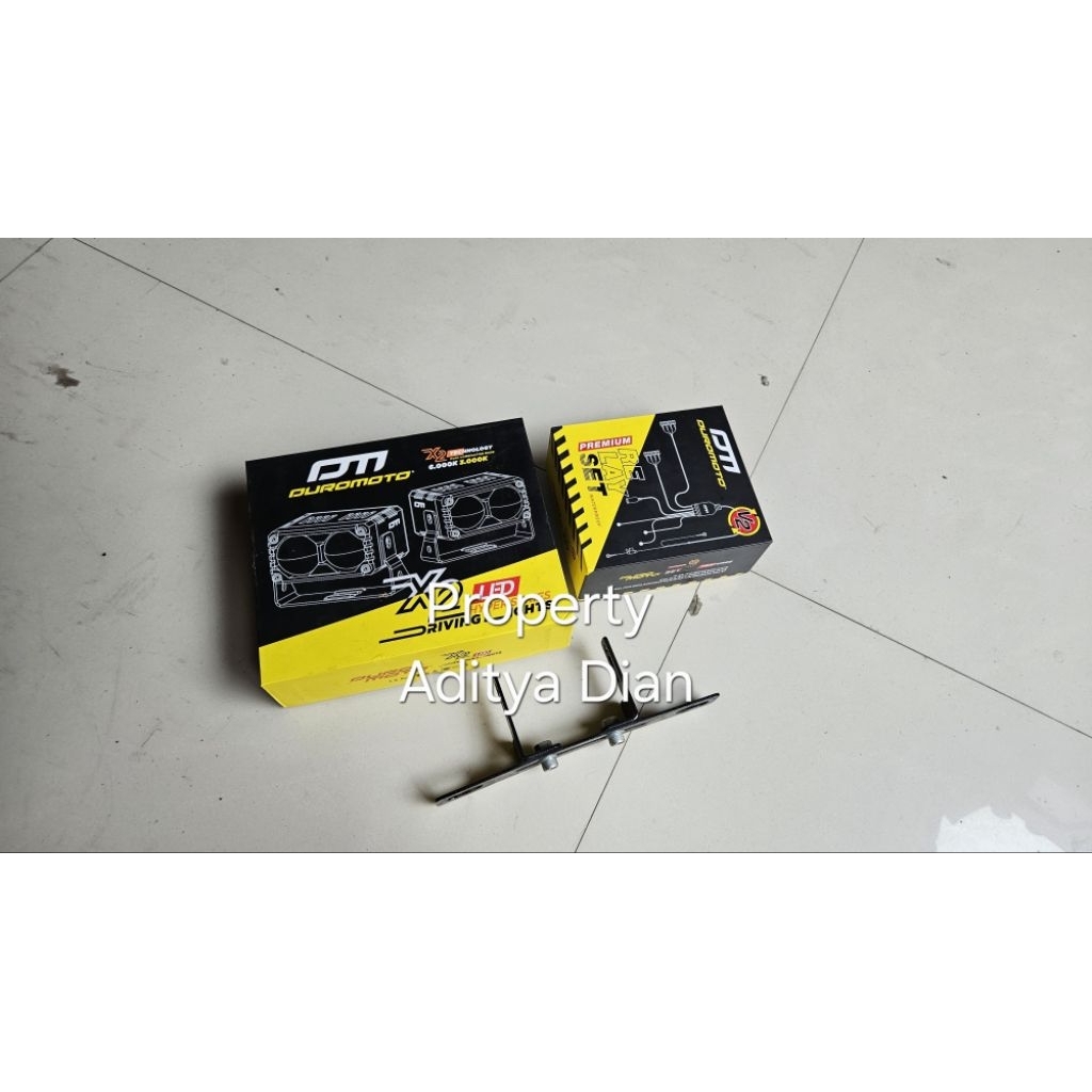 Lampu Duromoto X2 Komplit Driver Relay Duromoto V2 Saklar Duromoto Bracket NMAX OLD