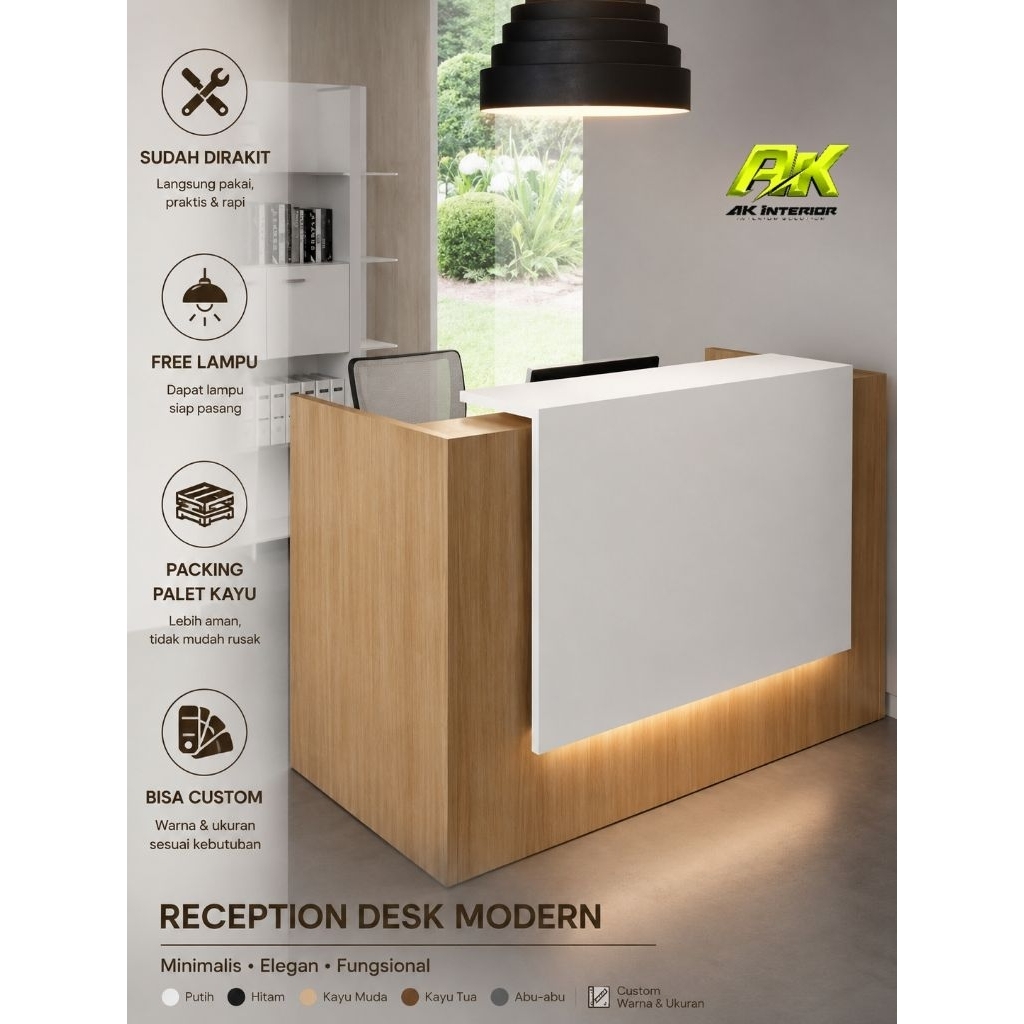 Meja Kasir Meja Resepsionis Meja Kantor Meja Counter