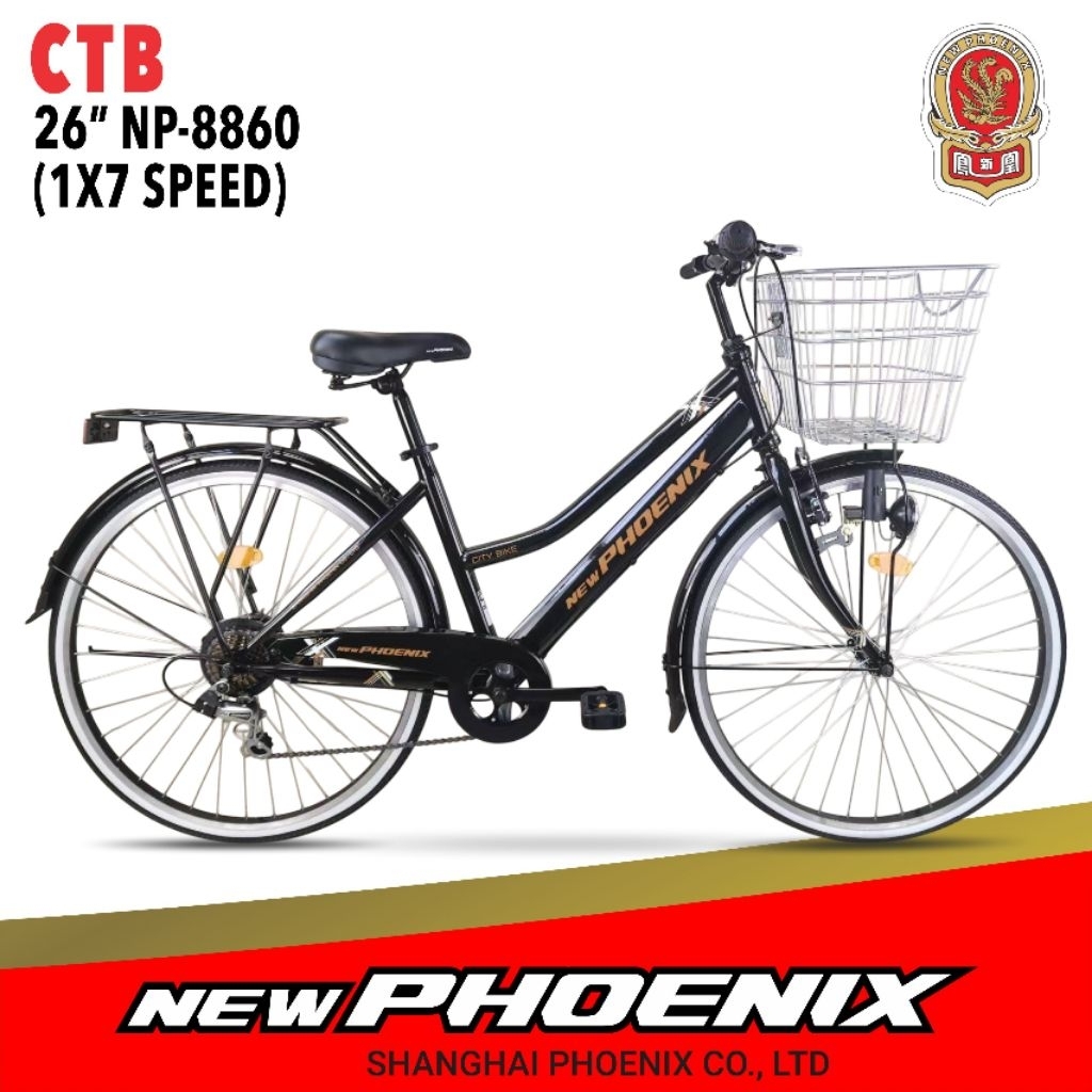 Sepeda Mini City Bike CTB 26 New PHOENIX NP-8860 7 SPEED