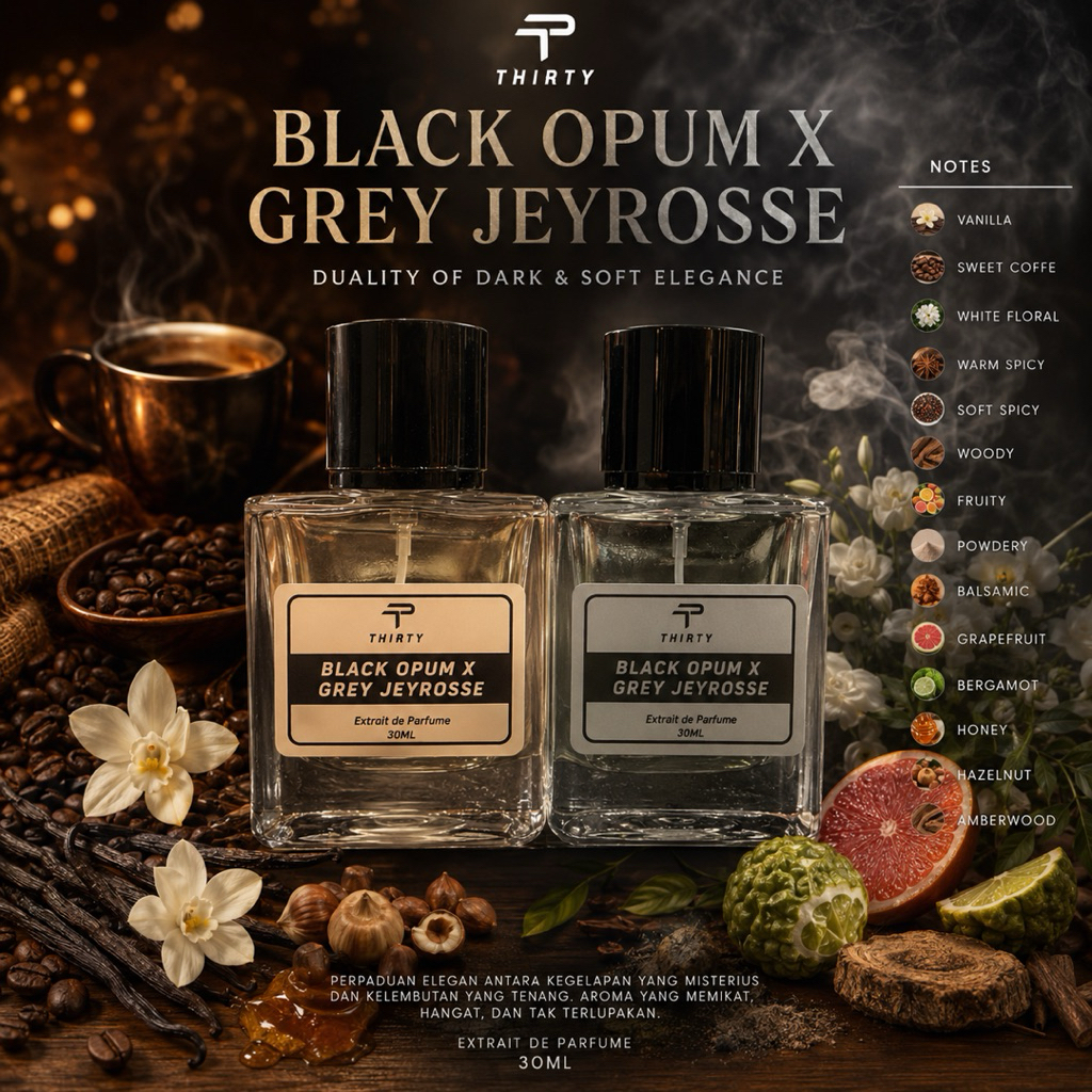 Black Opum X Grey Jeyrose | Parfume Mixing | Parfum Tahan Lama