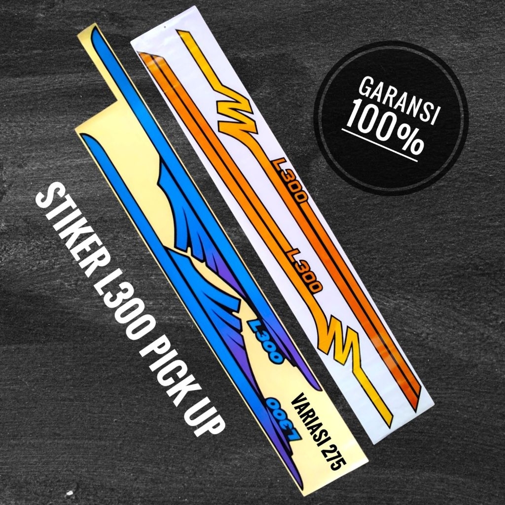 sticker stiker l300 pick up kuning / stiker sticker l300 pick up biru / stiker l300 / stiker Mitsubi