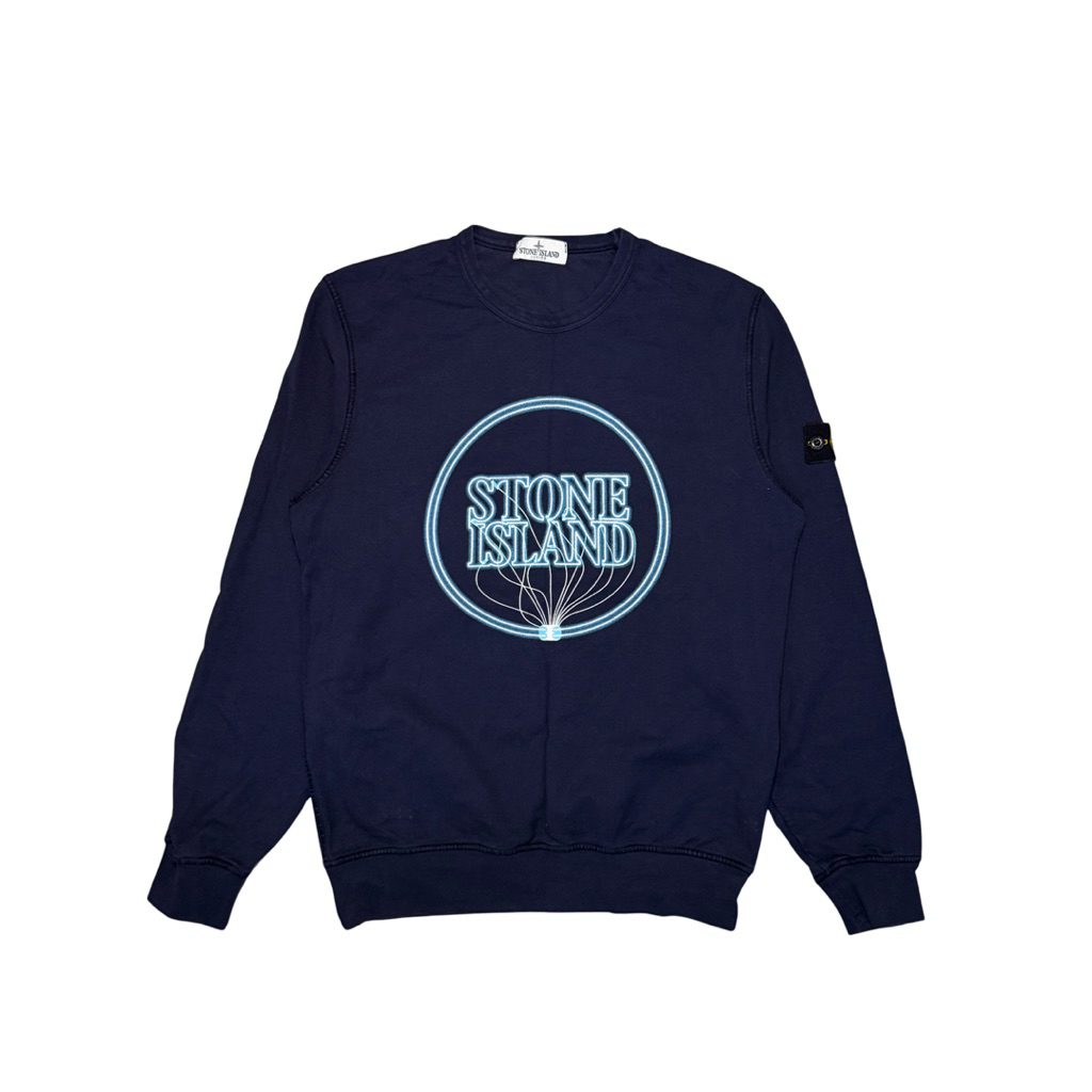 STONE ISLAND JUNIOR CREWNECK LOGO
