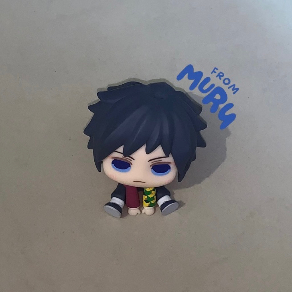 Official Qyurume Figure Tomioka Giyu Demon Slayer | Kimetsu no Yaiba | Mini Figurine Lookup Rukappu