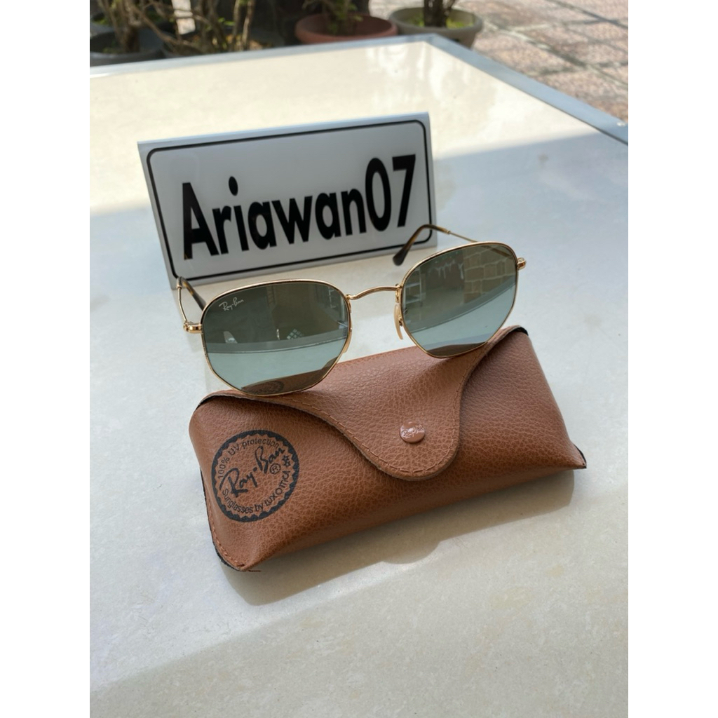kacamata ray-ban rb 3548-N 001/30 sz 54 kaca mirror