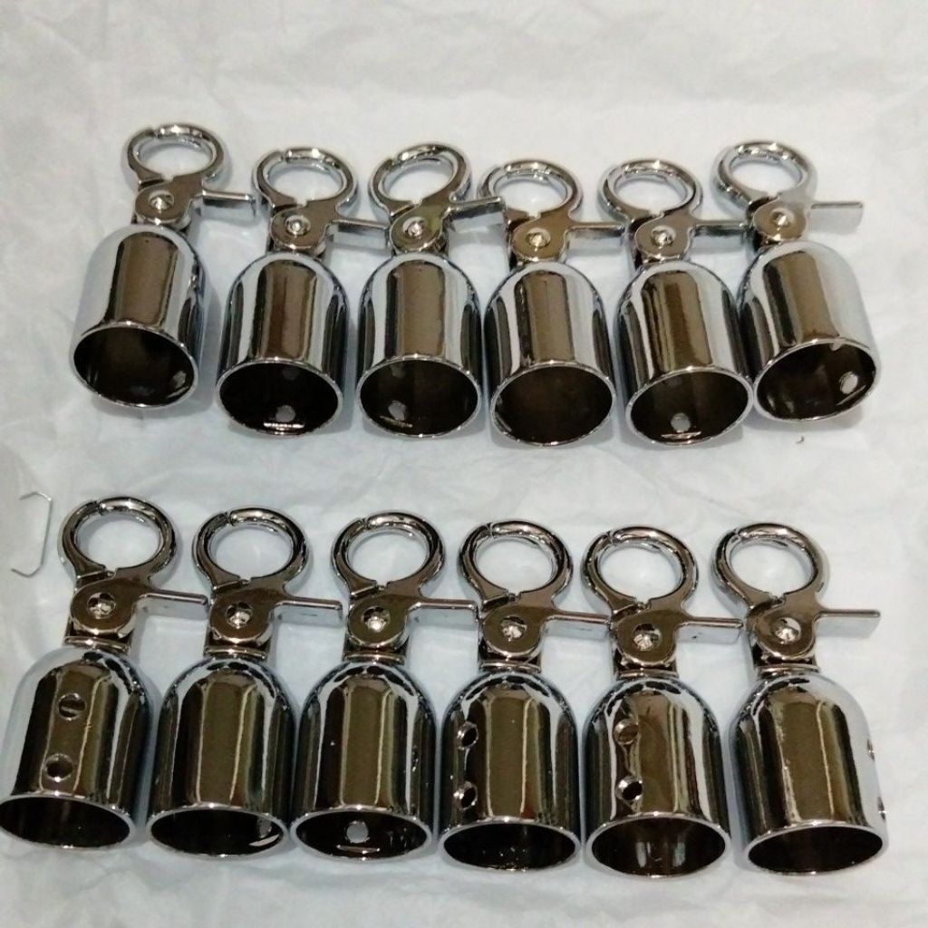 kait lonceng tas warna nikel
