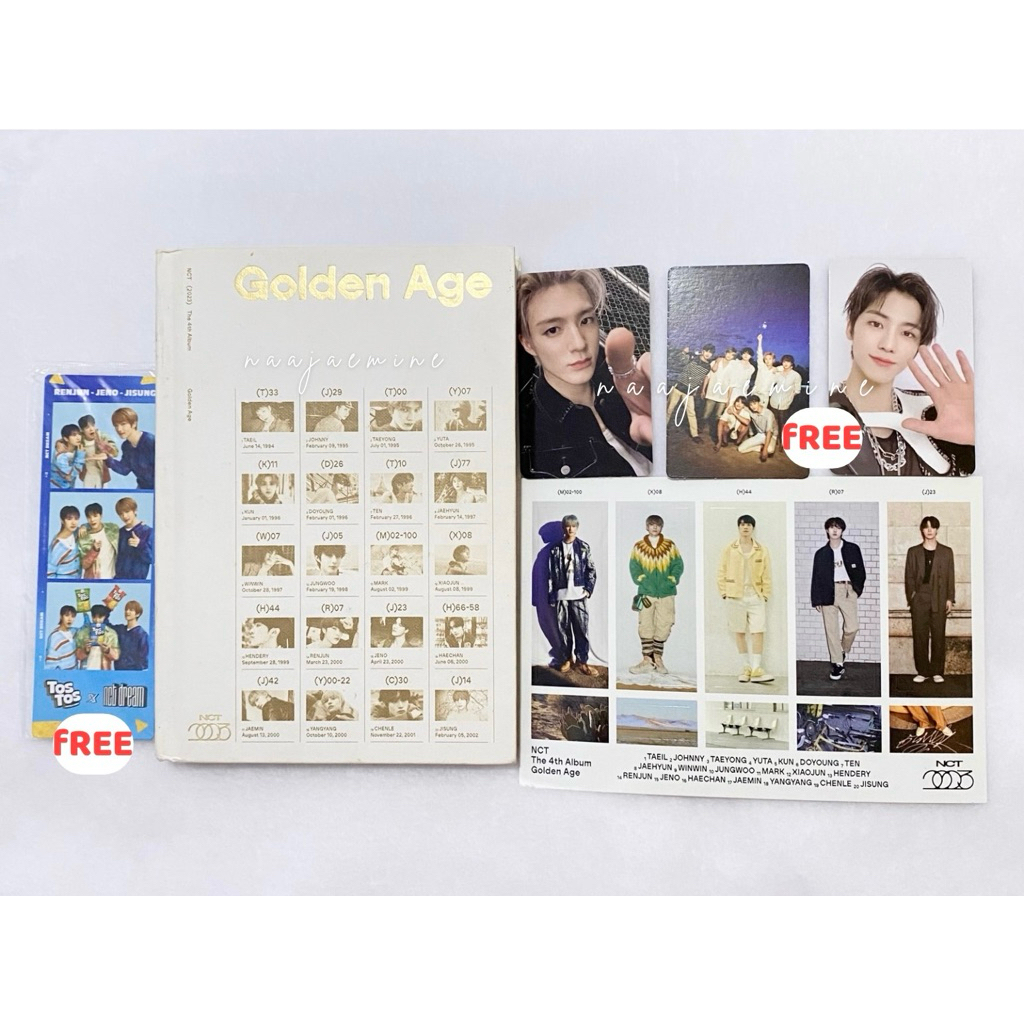 ALBUM GOLDEN AGE NCT 2023 PC GROUP GRUP 7DREAM DREAMIES OT7 DAD NCT DREAM