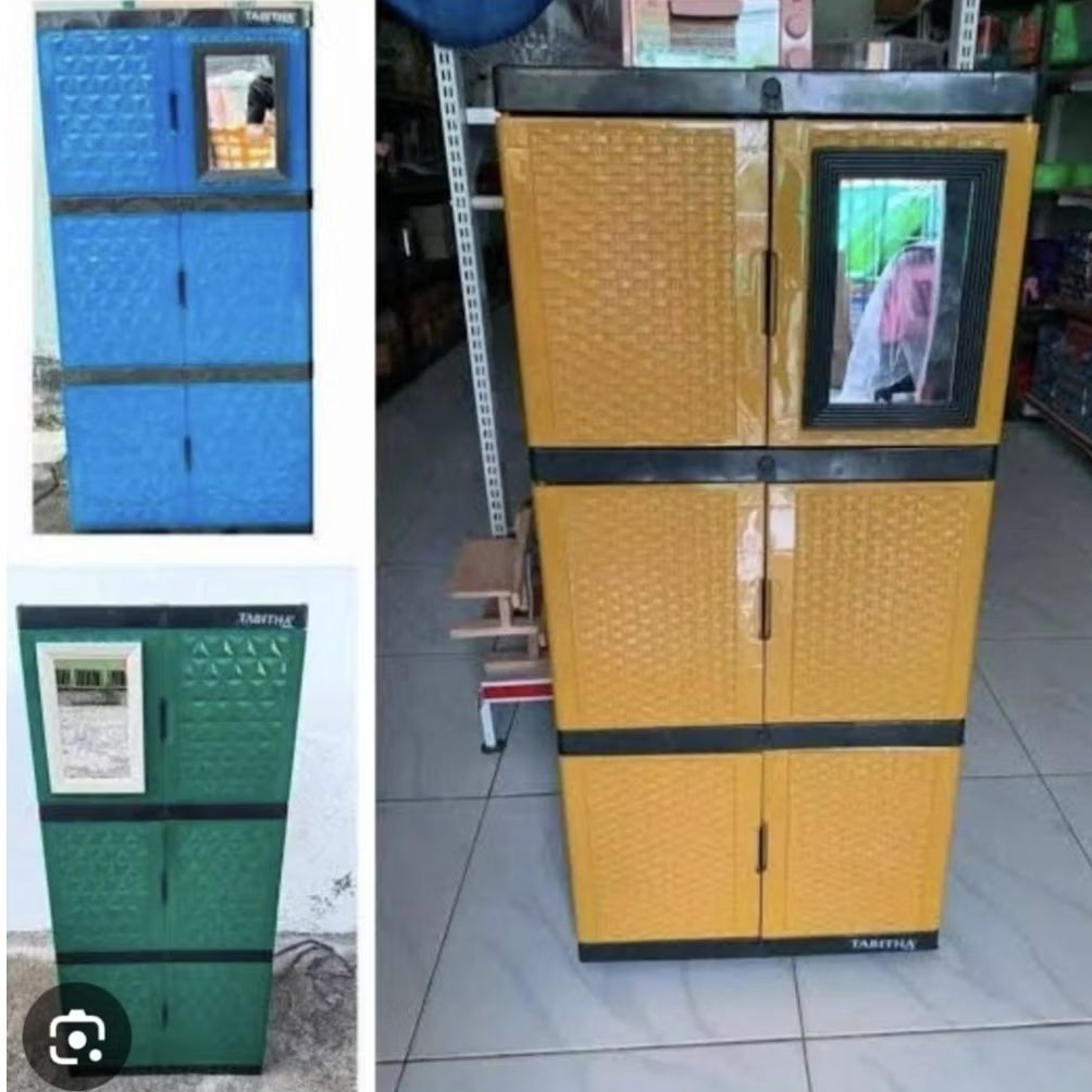 Lemari tabitha susun 3 lemari tabitha kaca