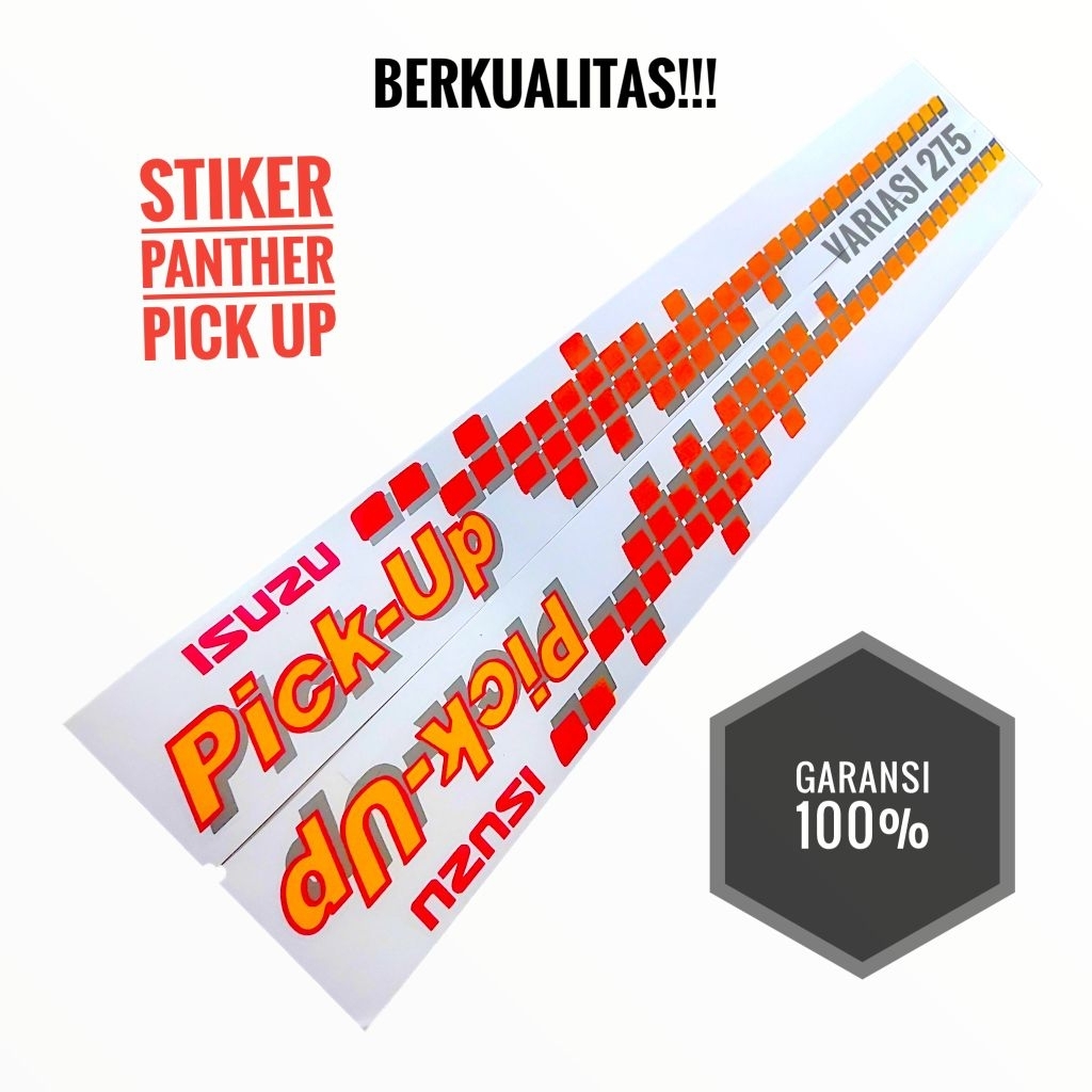 Stiker body Isuzu panther pick up / stiker body mobil panther pick up / stiker panther / stiker isuz