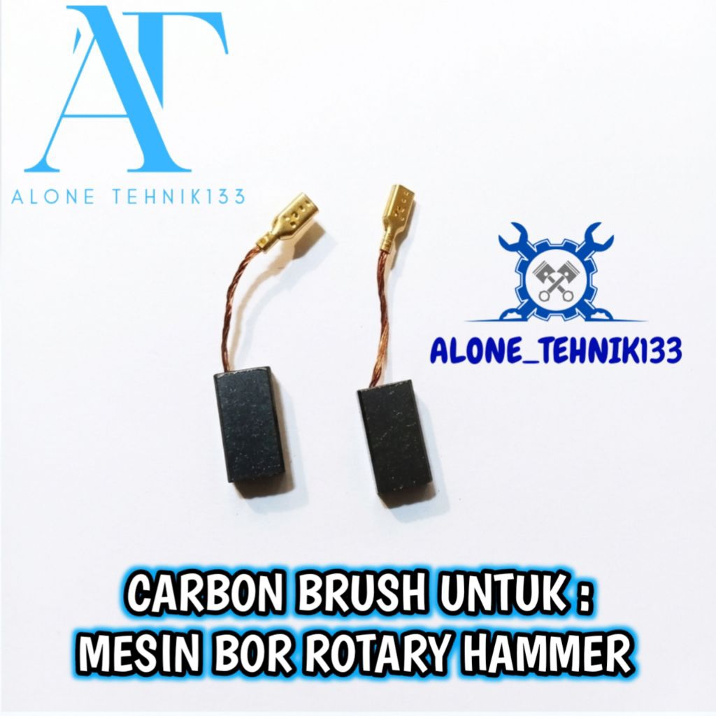 CARBON BRUSH MESIN ROTARY HAMMER UCHIHA UC-05 ARANG UNTUK MESIN BOR ROTARY HAMMER UCHIHA UC05 UC-05