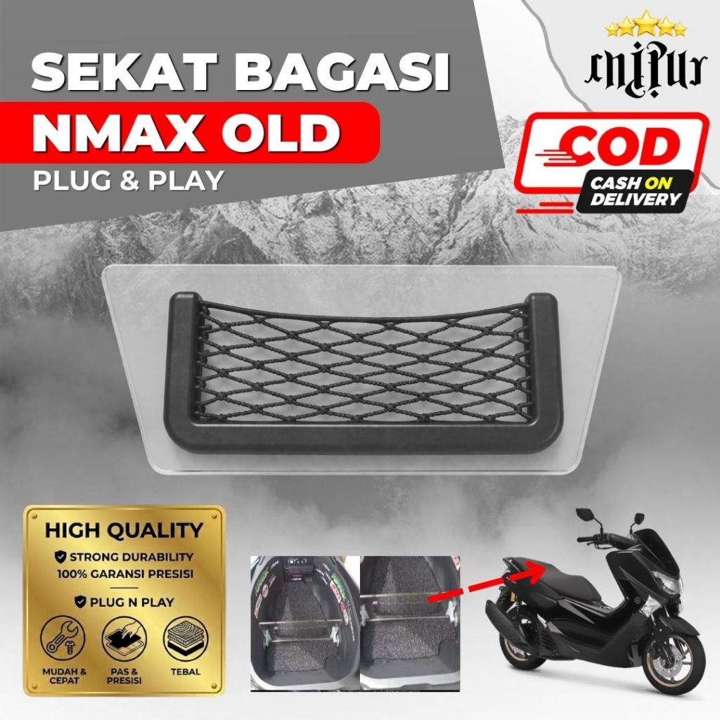 Sekat Bagasi Nmax Old - Luggage / Pemisah Bagasi Nmax / Sekat Bagasi Nmax / Luggage Nmax Organizer /
