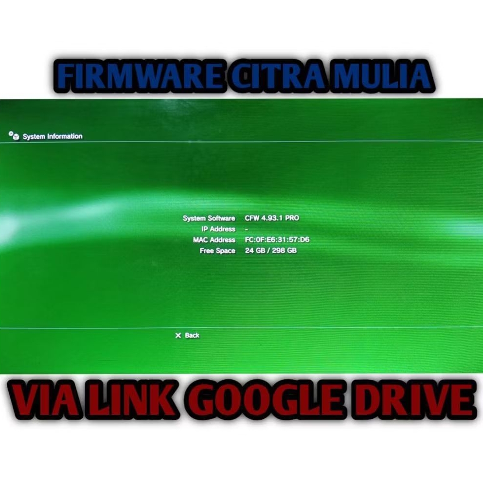cfw citra mulia pro 4.93 update terbaru