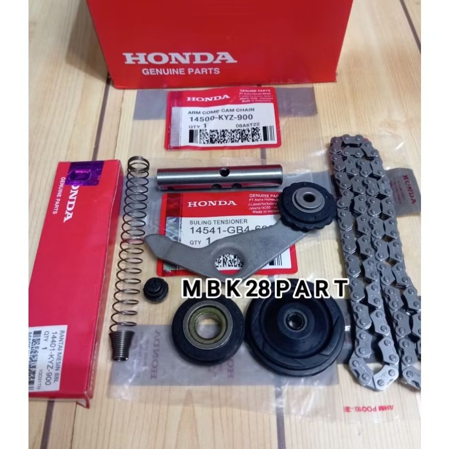 Rantai Keteng + Roll Keteng Set Supra X 125 Helm In KYZ Ori