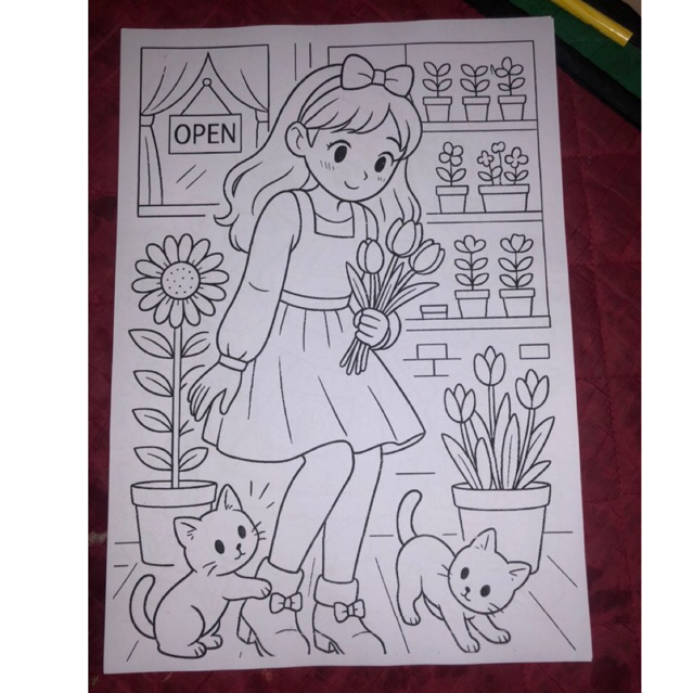 Gambar Mewarnai Sketsa Gambar Lucu Karakter Hewan dan Manusia