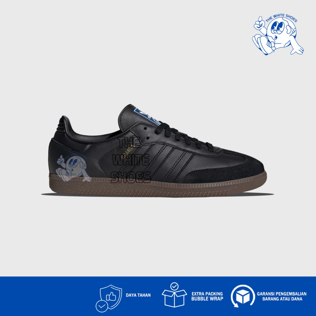 Sepatu Adidas Samba OG Core Triple Black Gum