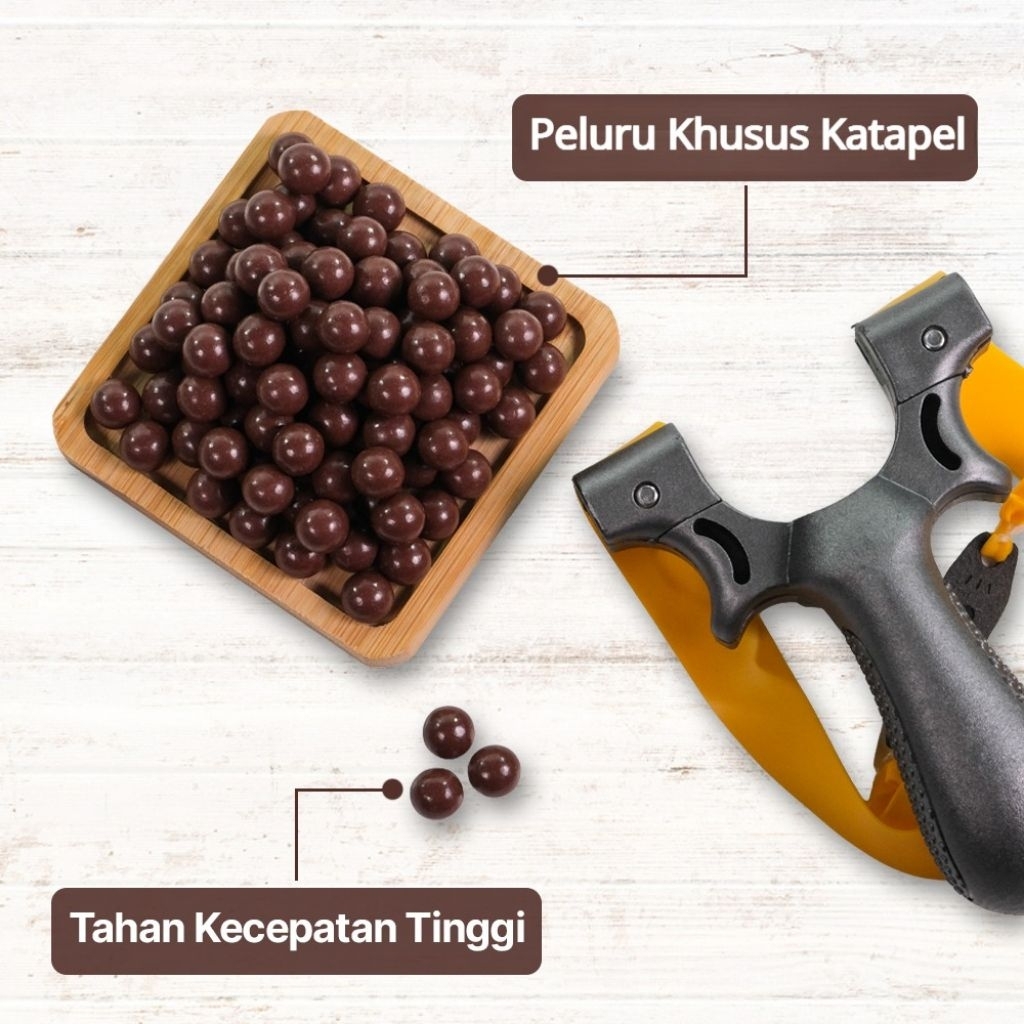 Hardmud Peluru Ketapel 100 pcs