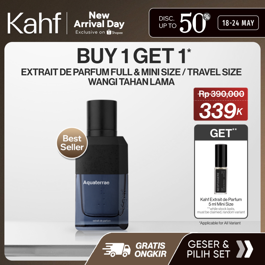 NEW Kahf Extrait de Parfum x Bryan Domani - Full & Mini Size / Travel Size - 50 ml & 5 ml - Oracle S