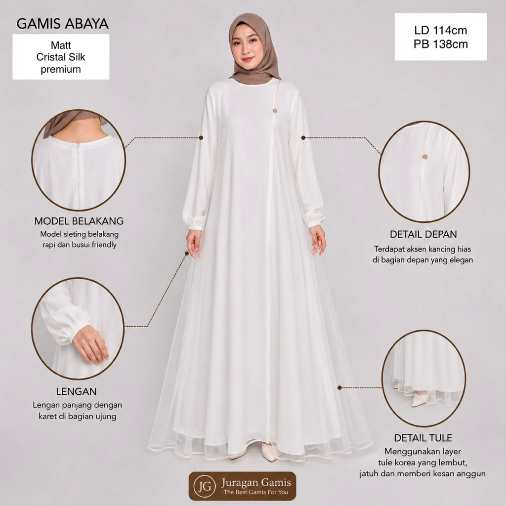Pastelo Marwah Queen Series Gamis