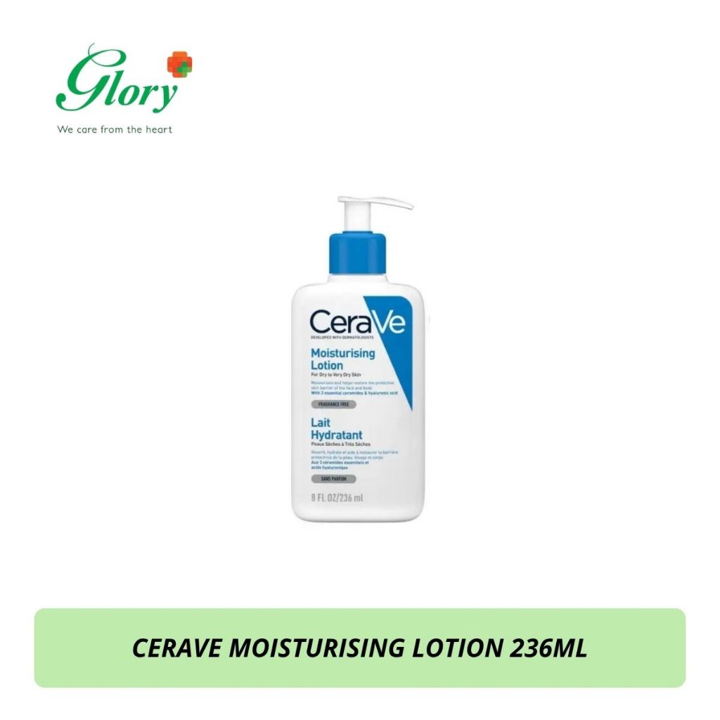 CeraVe Moisturizing Lotion 236ml - Melembapkan, Menjaga Kulit, Non-Komedogenik