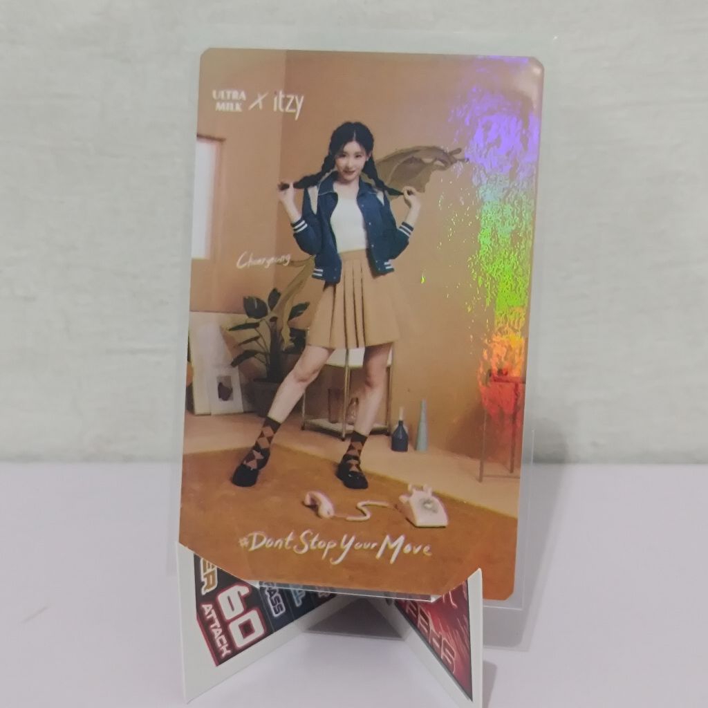 PC Photocard Kpop Collab Itzy x Ultramilk Chaeryeong