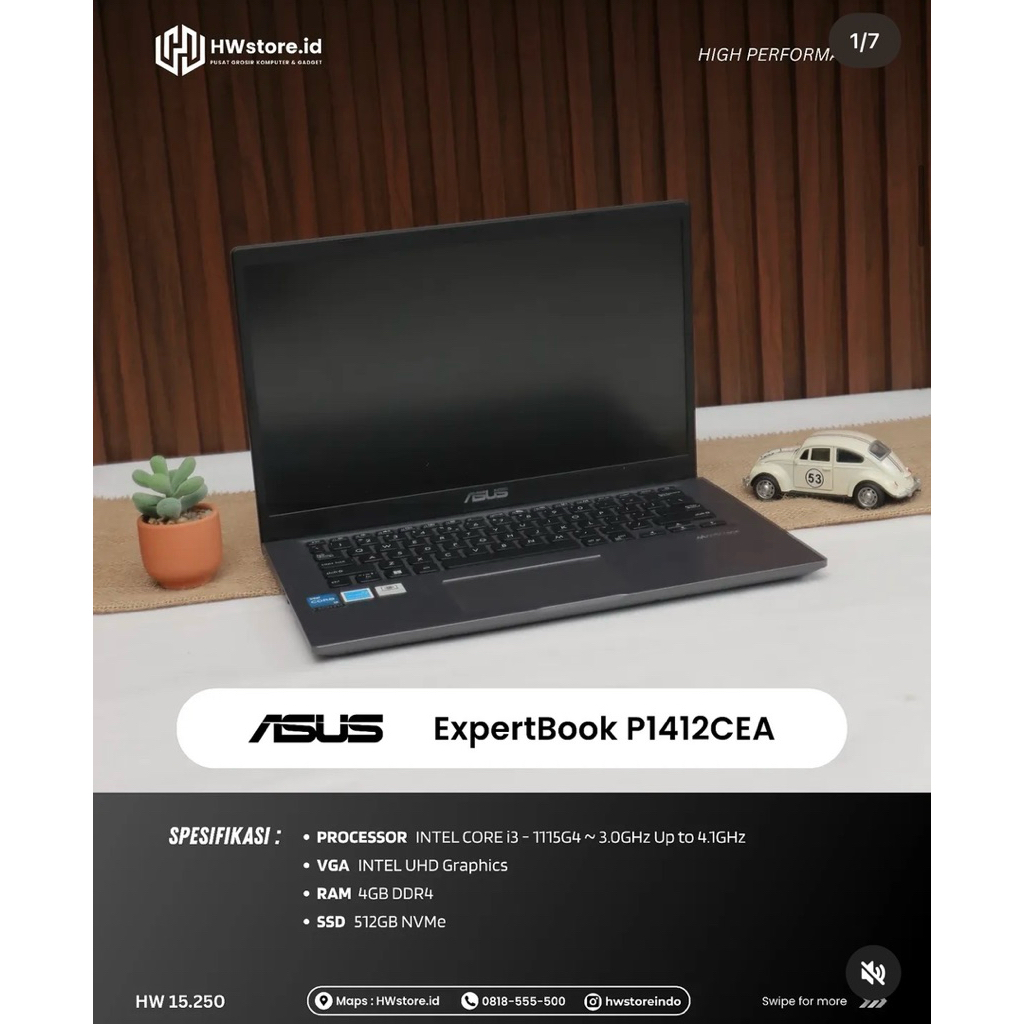 ASUS ExpertBook P1412CEA