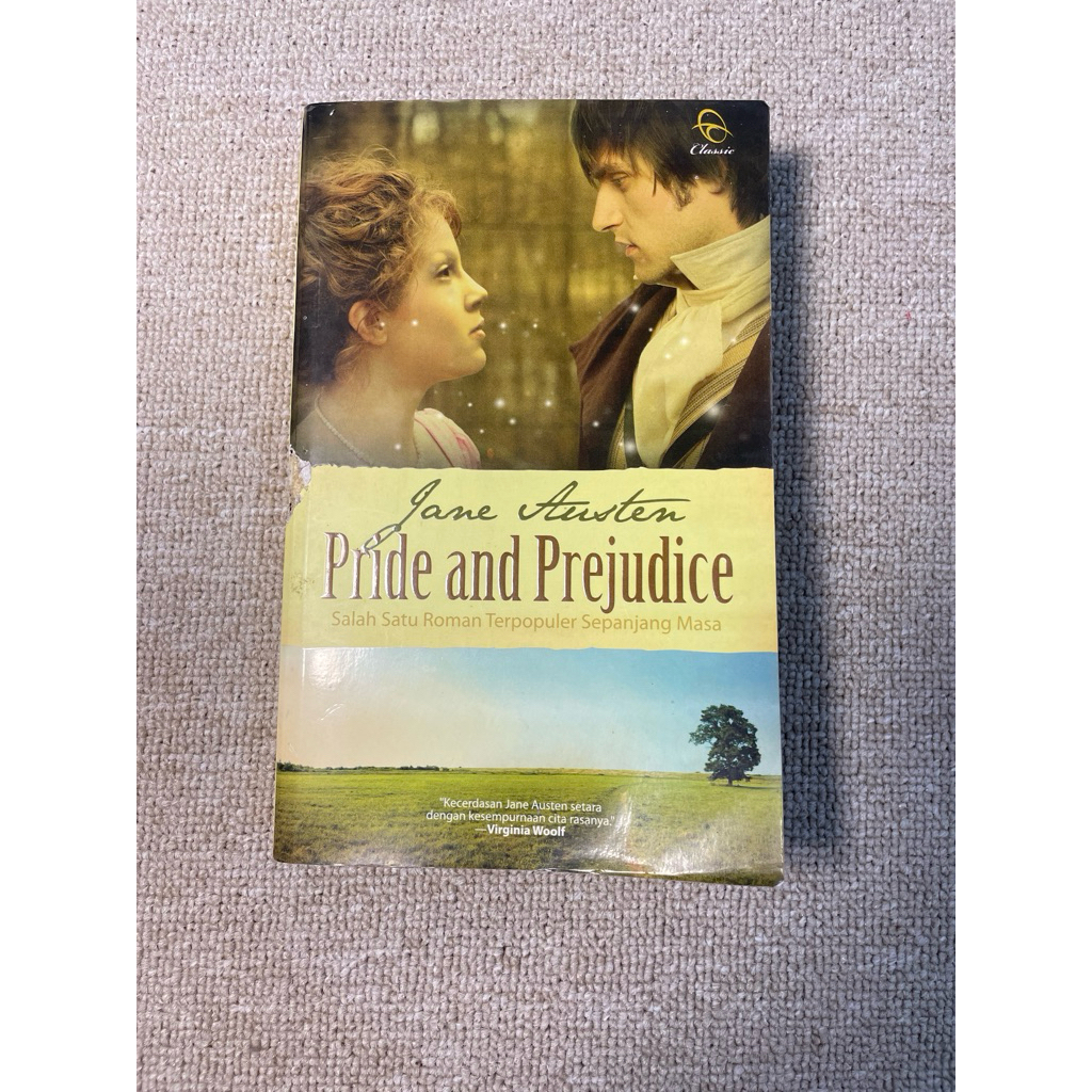 Preloved Novel Pride and Prejudice Jane Austen / buku second bekas novel preloved original novel kla