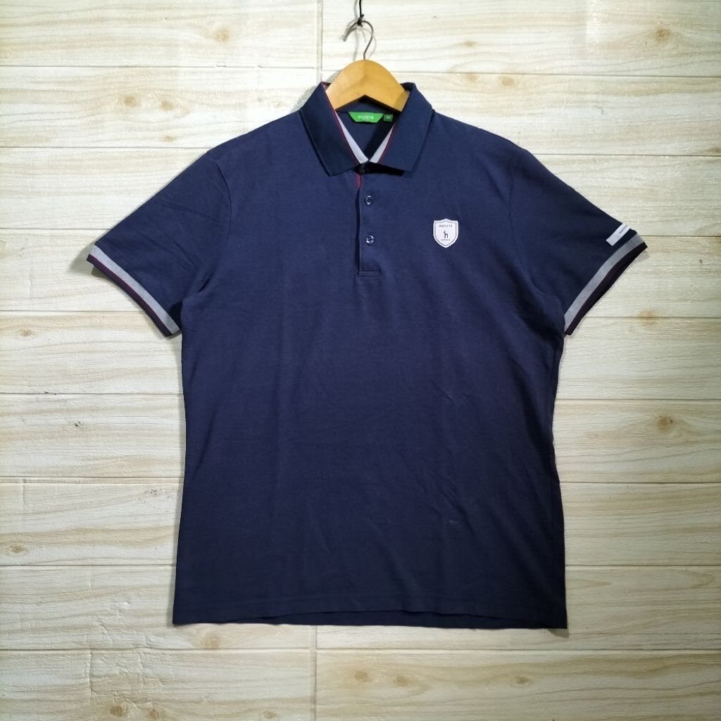 843. Polo shirt kaos HAZZYS  Size L  LD112