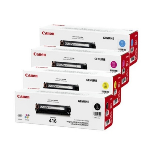Toner Canon 416 Black & Colour Original Cartridge Printer Canon imageCLASS Series MF8010Cn MF8030Cn 
