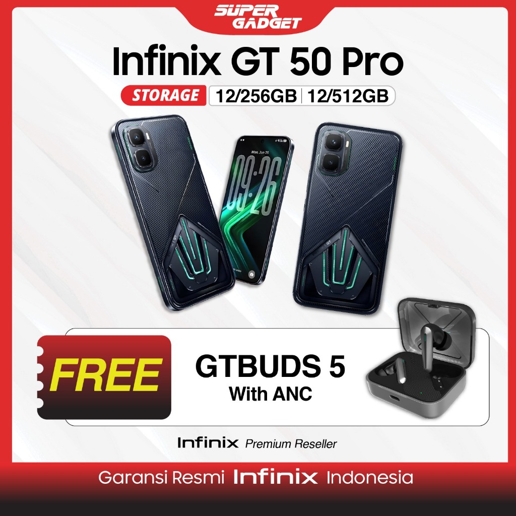 Infinix GT 50 Pro 5G 12/256 12/512 GB RAM 12GB 256GB 512GB GT50 HP Gaming Android