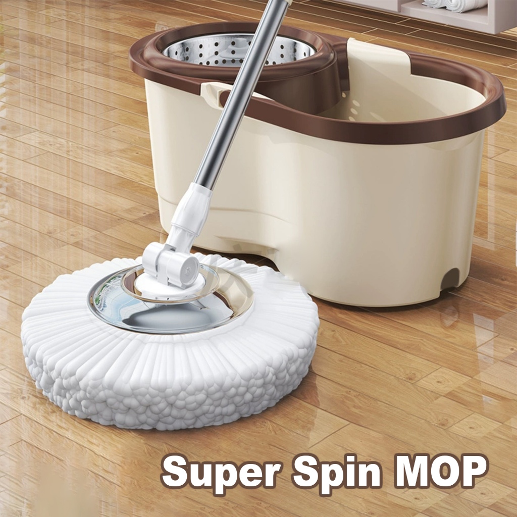 Alat Pel Putar Spin Mop / Alat Pel Stainless Steel / Alat Pel Praktis / Spin Mop / Super Mop / TB-2
