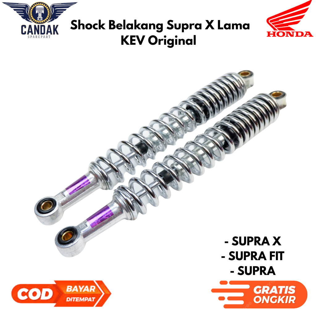 Shock Belakang Supra X Lama KEV Original Ori – Shockbreaker Supra X 100/125 Lama Genuine Honda Empuk