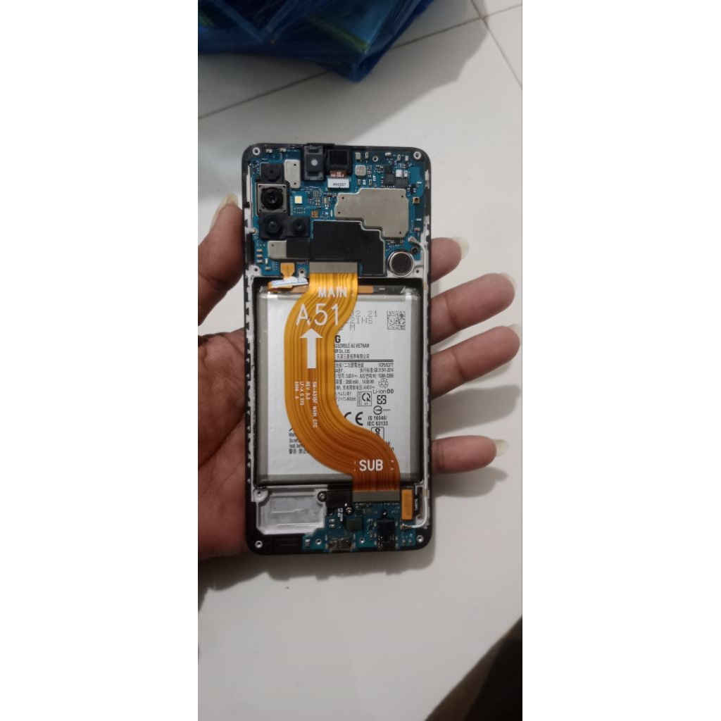 hp samsung a51 minus lcd jaringan aman baca dulu keterabgan
