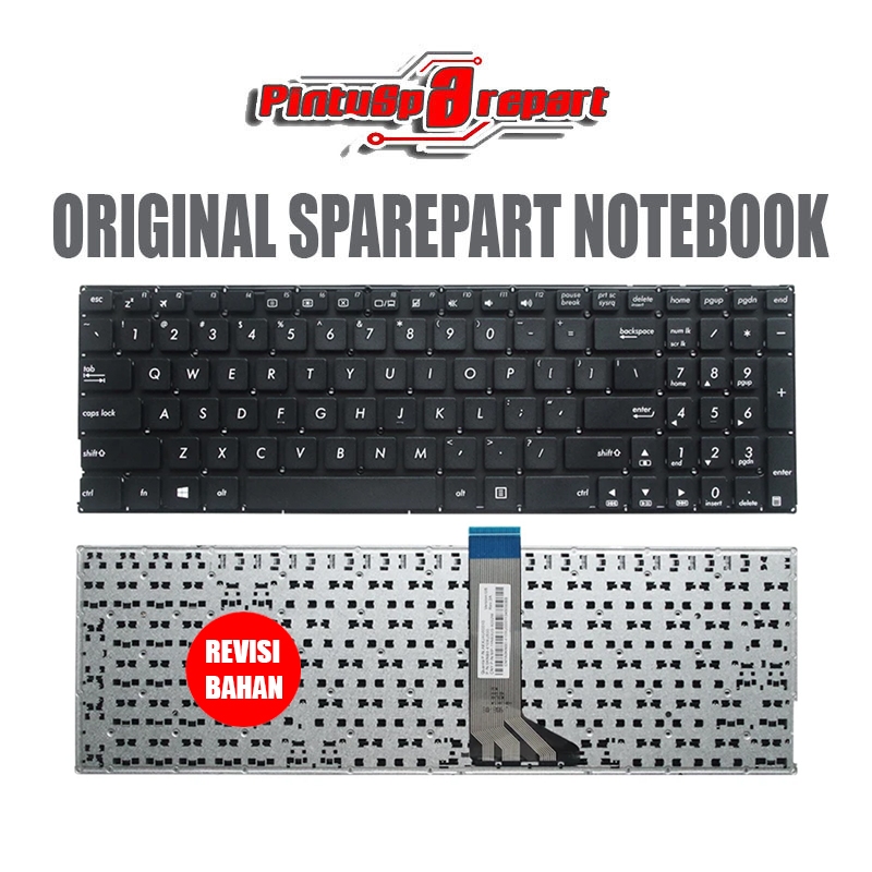 (Genuine Hitam) Original Keyboard Asus Pro Expertbook P2540 P2540U P2540N P2540UV P2540NV P2540UA P2