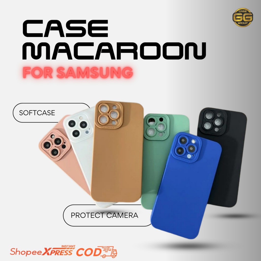 CASE SILIKON MACARON  SOFTCASE ALL TYPE HP SAMSUNG|IPHONE|REALME DLL