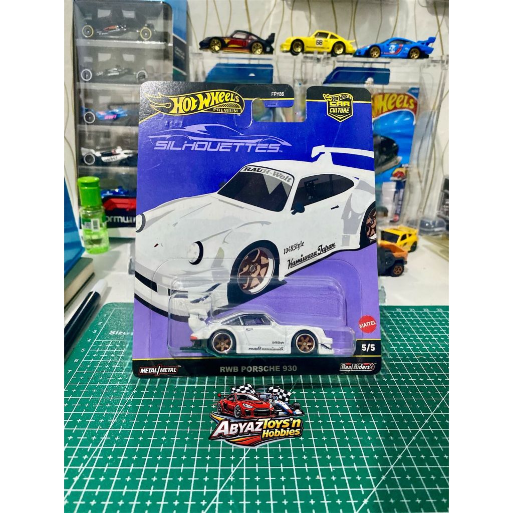 Hot Wheels Premium Series Silhouette RWB Porsche 930 McLaren Nissan 300zx  Mazda RX7 (FREE PROTECTOR