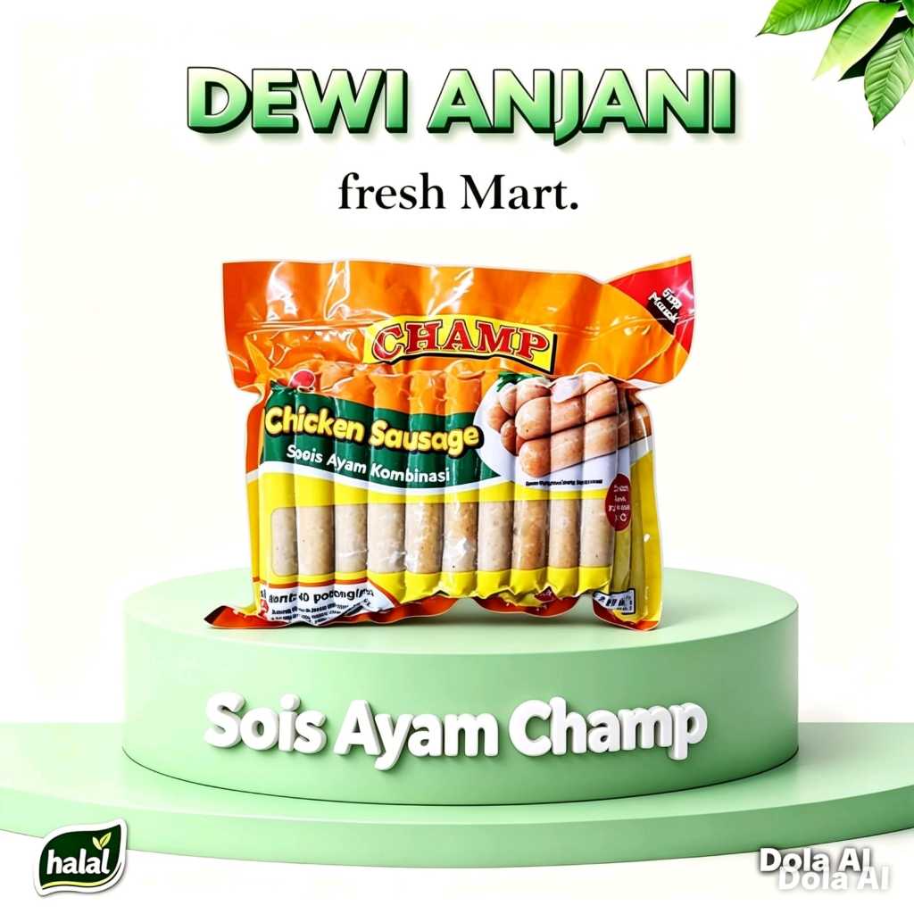 Sosis Ayam CHAMP / SOSIS CHAMP 75gr_150gr_375gr_500gr