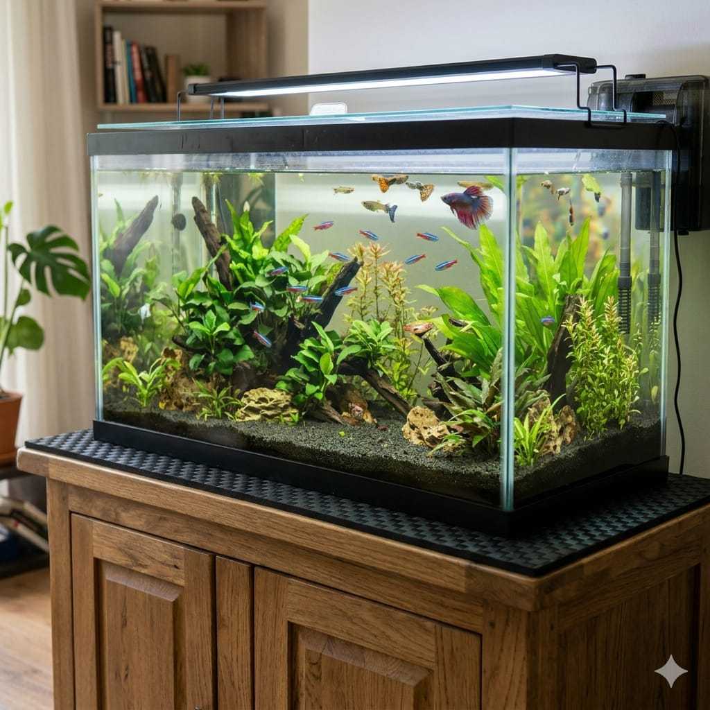 Alas Akuarium, Karpet Aquarium Anti Air Tahan Benturan