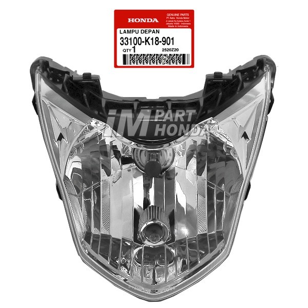 [KARGO HEMAT] 33100-K18-901 Reflektor Lampu Depan Assy Plus Bohlam & Socket Verza JKT