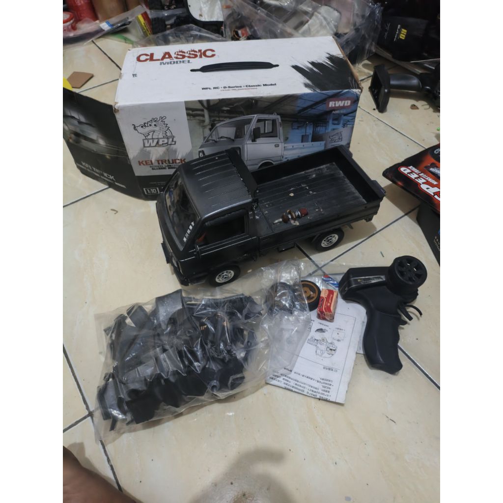 kit rc rtr wpl d12 1/10 Suzuki carry pickup
