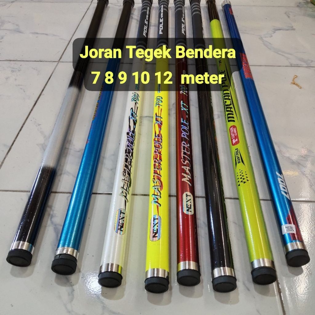 Joran Tegek 12 meter 10, 9, 8, 7 Meter Joran Giant Flag Tiang Bendera