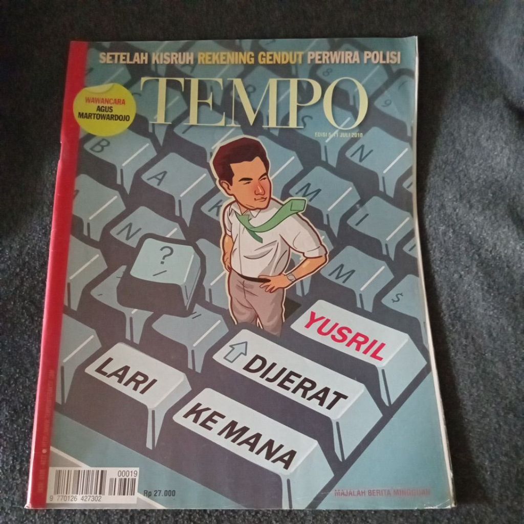 MAJALAH TEMPO EDISI 5-11 JULI 2010 - YUSRIL DIJERAT LARI KE MANA