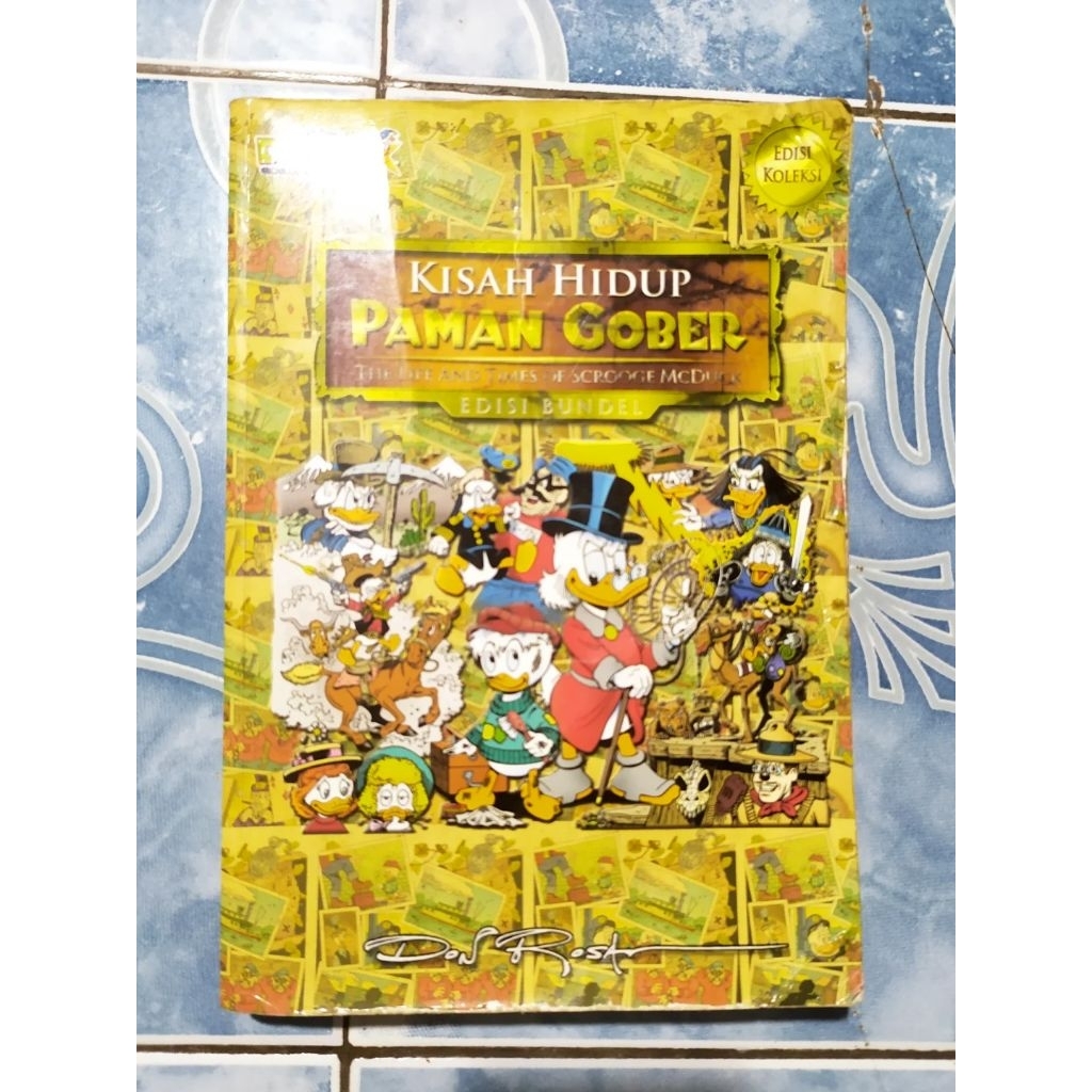 Original Langka Komik Edisi Koleksi Bundel Tamat Full Warna Kisah Hidup Paman Gober The Life and Tim